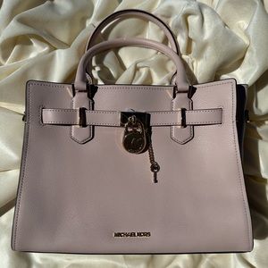 Michael Kors Hamilton Medium Leather Satchel